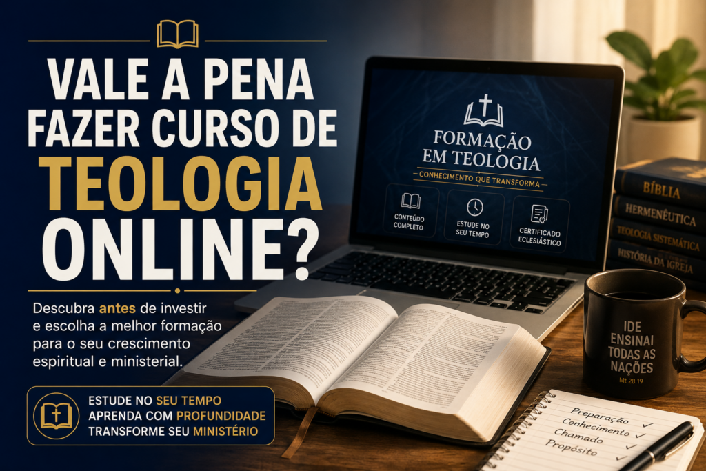 curso de teologia online com formação Bíblica Estruturada