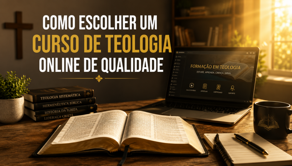 como escolher um curso de teologia online de qualidade